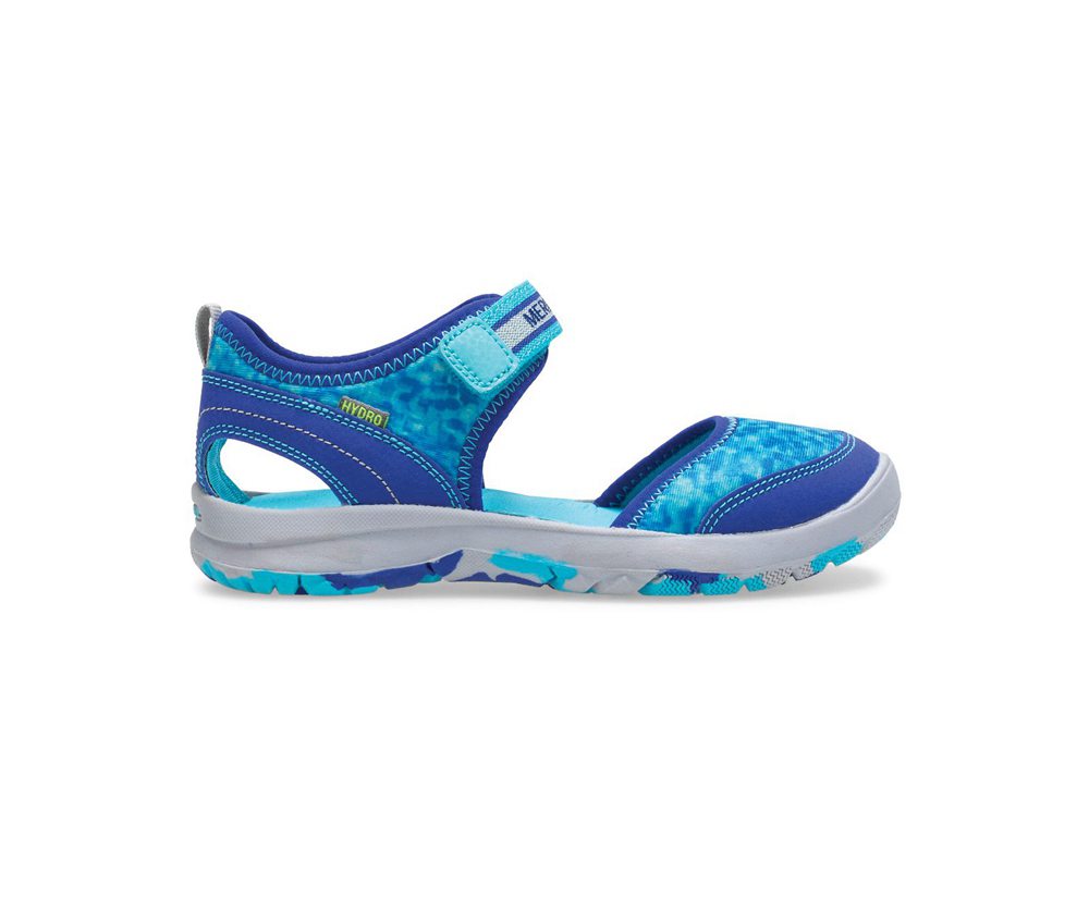 Merrell Sandals Blue/Turquoise - Hydro Moc Monarch 3.0 - Kids 50NSODRHK